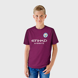 Футболка детская Man City FC: Away 17/18, цвет: 3D-принт — фото 2