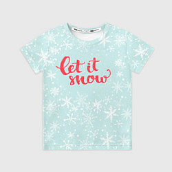 Детская футболка Let it snow