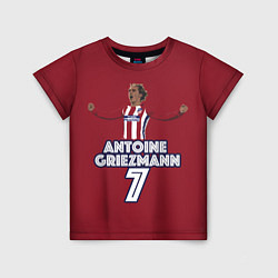 Футболка детская Antoine Griezmann 7, цвет: 3D-принт