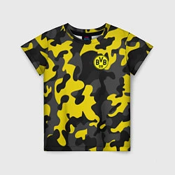 Футболка детская Borussia 2018 Military Sport, цвет: 3D-принт