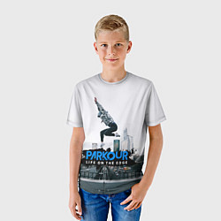Футболка детская Parkour: Life on the edge, цвет: 3D-принт — фото 2