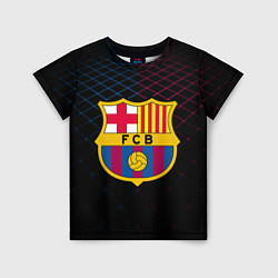 Футболка детская FC Barcelona Lines, цвет: 3D-принт