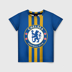 Футболка детская FC Chelsea: Gold Lines, цвет: 3D-принт