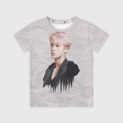 Футболка детская BTS: Jin, цвет: 3D-принт