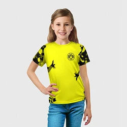 Футболка детская FC Borussia Dortmund: Yellow Original, цвет: 3D-принт — фото 2