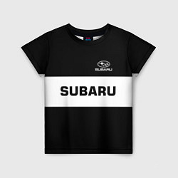 Футболка детская Subaru: Black Sport, цвет: 3D-принт