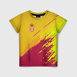 Футболка детская FC Monaco: Yellow 2018, цвет: 3D-принт