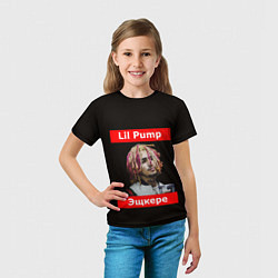 Футболка детская Lil Pump: Эщкере, цвет: 3D-принт — фото 2
