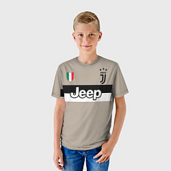 Футболка детская FC Juventus: Away 18/19, цвет: 3D-принт — фото 2