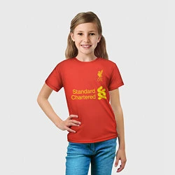 Футболка детская FC Liverpool: Salah 18/19, цвет: 3D-принт — фото 2