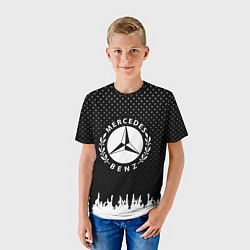 Футболка детская Mercedes-Benz: Black Side, цвет: 3D-принт — фото 2