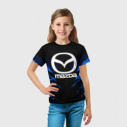 Футболка детская Mazda: Blue Anger, цвет: 3D-принт — фото 2