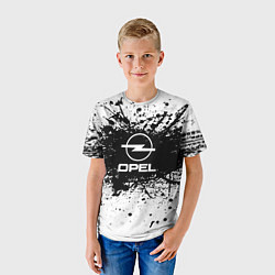 Футболка детская Opel: Black Spray, цвет: 3D-принт — фото 2