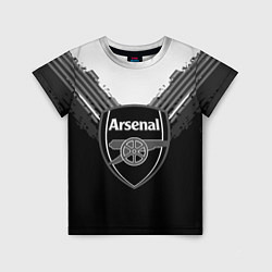 Футболка детская FC Arsenal: Black Style, цвет: 3D-принт