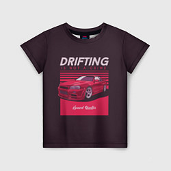 Футболка детская Drifting Style, цвет: 3D-принт