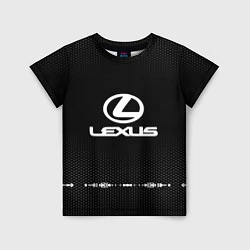 Футболка детская Lexus: Black Abstract, цвет: 3D-принт