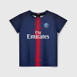 Футболка детская FC PSG: Mbappe Home 18-19, цвет: 3D-принт