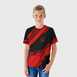 Футболка детская Honda: Techno Sport, цвет: 3D-принт — фото 2