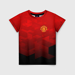 Футболка детская FC Man UTD: Red Poly, цвет: 3D-принт