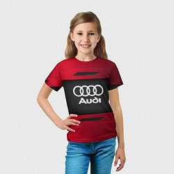 Футболка детская Audi Sport, цвет: 3D-принт — фото 2