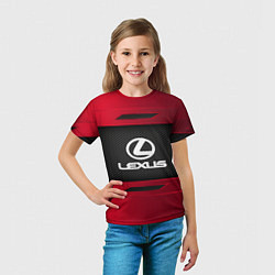 Футболка детская Lexus Sport, цвет: 3D-принт — фото 2