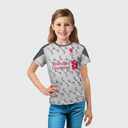 Футболка детская FC Liverpool Alt 18-19, цвет: 3D-принт — фото 2