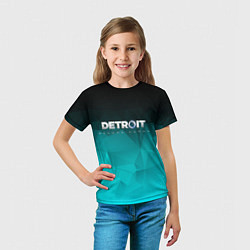 Футболка детская Detroit: Become Human, цвет: 3D-принт — фото 2