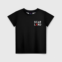 Футболка детская Scarlxrd Logo, цвет: 3D-принт