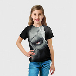 Футболка детская Darksiders Skull, цвет: 3D-принт — фото 2