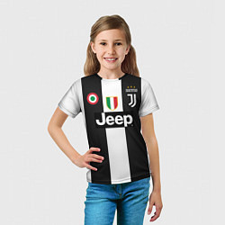 Футболка детская FC Juventus 18-19, цвет: 3D-принт — фото 2