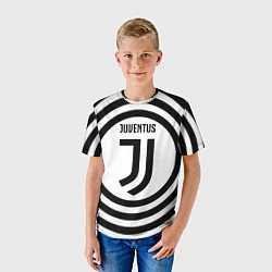 Футболка детская FC Juventus Round, цвет: 3D-принт — фото 2