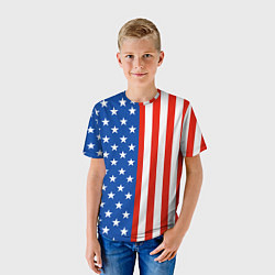 Футболка детская American Patriot, цвет: 3D-принт — фото 2