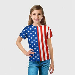 Футболка детская American Patriot, цвет: 3D-принт — фото 2