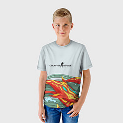 Футболка детская CS:GO Aquamarine Revenge, цвет: 3D-принт — фото 2