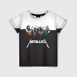 Футболка детская Metallica, цвет: 3D-принт