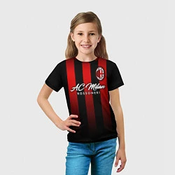 Футболка детская AC Milan, цвет: 3D-принт — фото 2
