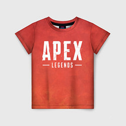 Футболка детская Apex Legends: Red Logo, цвет: 3D-принт