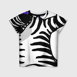 Футболка детская Zebra DAB, цвет: 3D-принт