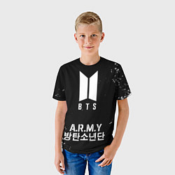 Футболка детская BTS ARMY, цвет: 3D-принт — фото 2