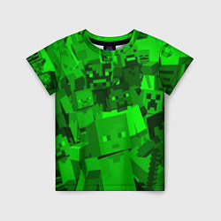 Футболка детская Minecraft game characters, цвет: 3D-принт