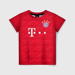 Футболка детская FC Bayern: Lewandowski Home 19-20, цвет: 3D-принт