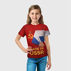 Футболка детская MADE IN USSR, цвет: 3D-принт — фото 2