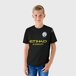 Футболка детская De Bruyne away 19-20, цвет: 3D-принт — фото 2