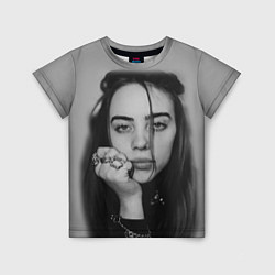 Футболка детская BILLIE EILISH, цвет: 3D-принт