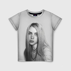 Футболка детская BILLIE EILISH, цвет: 3D-принт