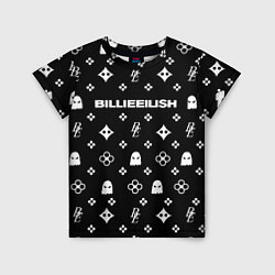 Детская футболка Billie Eilish: Black Pattern