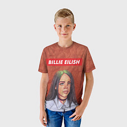 Футболка детская Billie Eilish, цвет: 3D-принт — фото 2