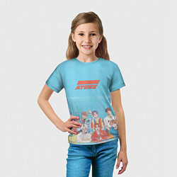 Футболка детская Ateez K-pop, цвет: 3D-принт — фото 2