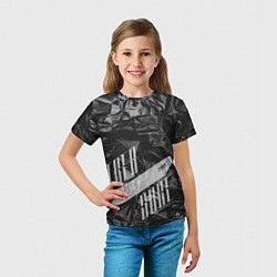 Футболка детская Trea Sure Ateez, цвет: 3D-принт — фото 2