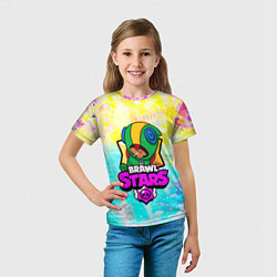 Футболка детская BRAWL STARS LEON, цвет: 3D-принт — фото 2